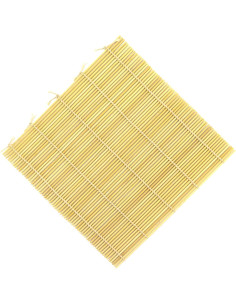 Estera de Sushi de Bambú Natural BambooMN 24.1x24.1 cm 2