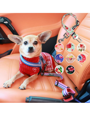 Cinturón de Seguridad Ajustable Blueberry Pet Negro 42-65 cm