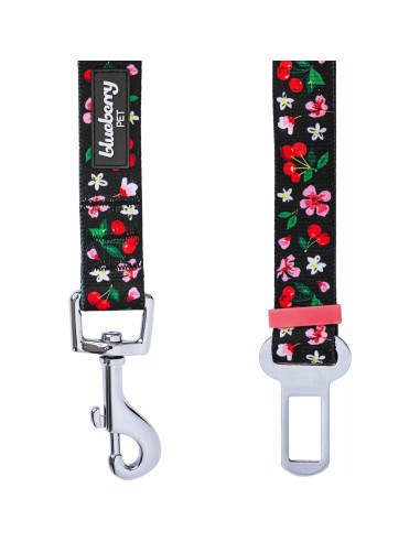 Cinturón de Seguridad Ajustable Blueberry Pet Negro 42-65 cm