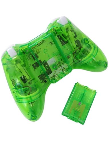 Controlador Inalámbrico INGQI para Xbox 360 Verde con Vibración
