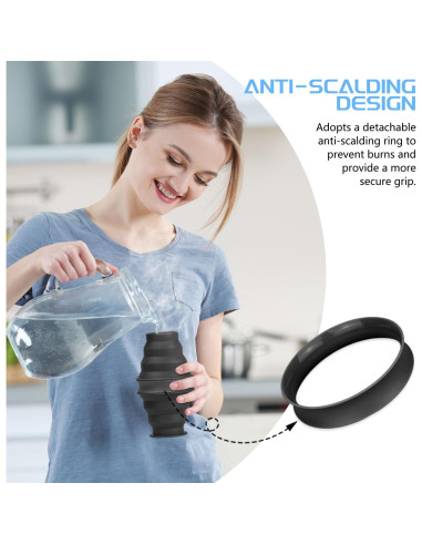 Botella de Agua Plegable Nefeeko 500ml Silicona Libre BPA