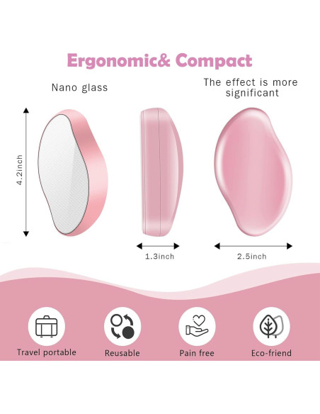 Borrador de Cabello de Cristal Minochi 2PCS Indoloro 113g