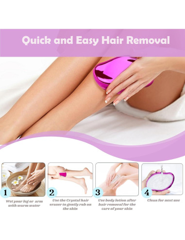 Borrador de Cabello de Cristal Minochi 2PCS Indoloro 113g