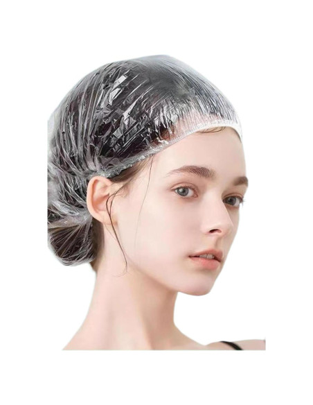 100 Gorras de Ducha Desechables Borsicge 52.1 cm Impermeables