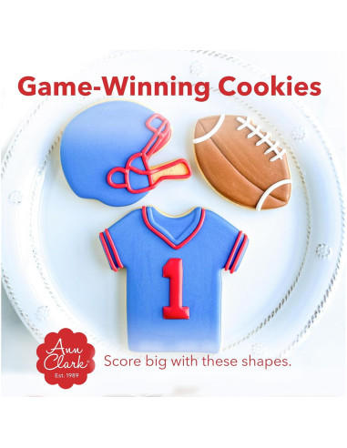 Cortador de Galletas Casco de Fútbol Ann Clark 8.26 cm