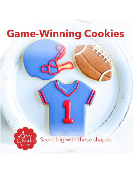 Cortador de Galletas Casco de Fútbol Ann Clark 8.26 cm