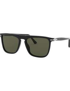 Gafas de sol unisex Persol PO3225S marco negro lentes verdes 56 mm 2