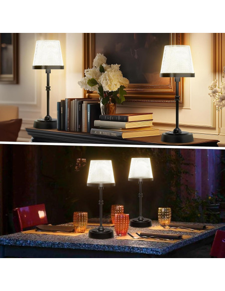 Lámpara de Mesa Inalámbrica Lightania LED 6000mAh RGB Negra