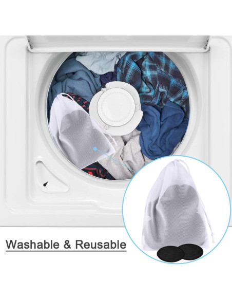 Almohadillas Desmaquillantes Reutilizables SIQUK 24 Piezas Bambú