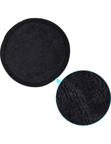 Almohadillas Desmaquillantes Reutilizables SIQUK 24 Piezas Bambú