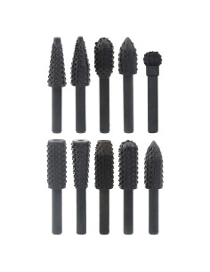 Juego de Raspas Rotativas 10 Pcs Speedy Racing 6.3mm