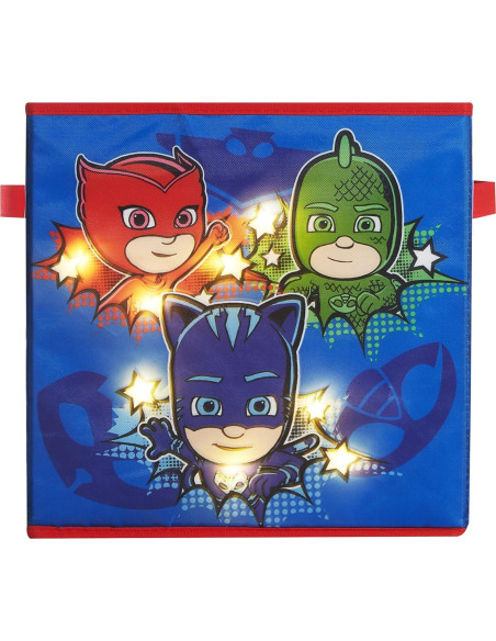 Cubos de Almacenamiento Colapsables PJ Masks con Luces LED - 2 Piezas Cubos de Almacenamiento Colapsables PJ Masks con Luces LED - 2 Piezas