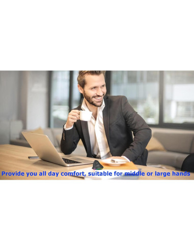 Ratón Inalámbrico Vertical Ergonómico SHARE SUNSHINE RGB