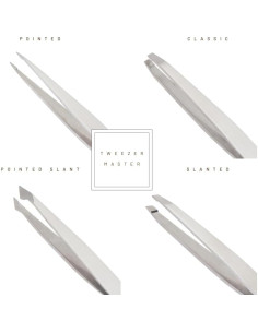 Juego de Pinzas Profesionales Tweezer Master - Acero Inoxidable 2