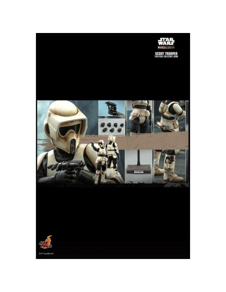 Figura de acción Hot Toys 1:6 Soldado Explorador Imperial Figura de acción Hot Toys 1:6 Soldado Explorador Imperial