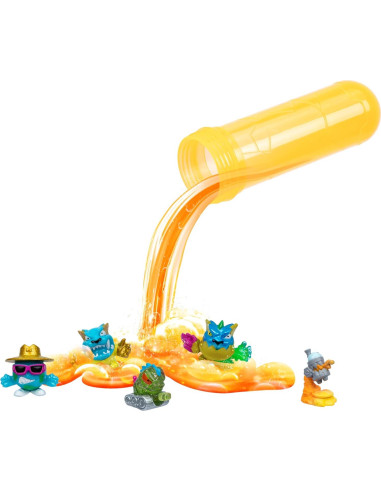 MrBeast Lab Swarms Atómico Paquete de 5 Figuras Micro 2.5cm