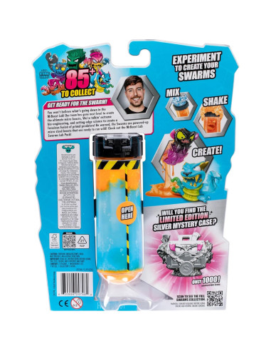 MrBeast Lab Swarms Atómico Paquete de 5 Figuras Micro 2.5cm