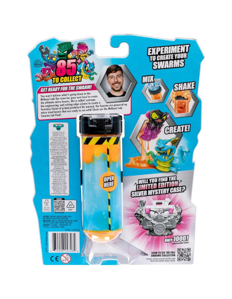 MrBeast Lab Swarms Atómico Paquete de 5 Figuras Micro 2.5cm