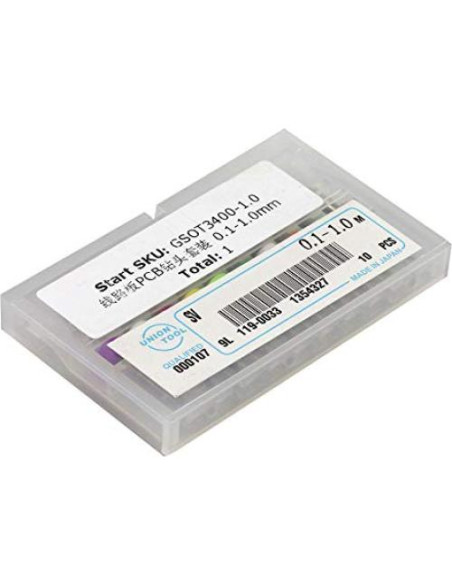 Juego de 20 Brocas Micro Twist 0.1-2.0mm para PCB Bestol