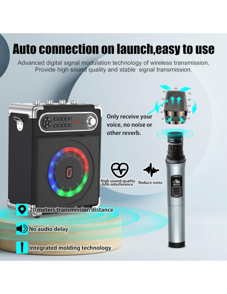 Altavoz Bluetooth JAUYXIAN JYX-55 Portátil con Micrófonos