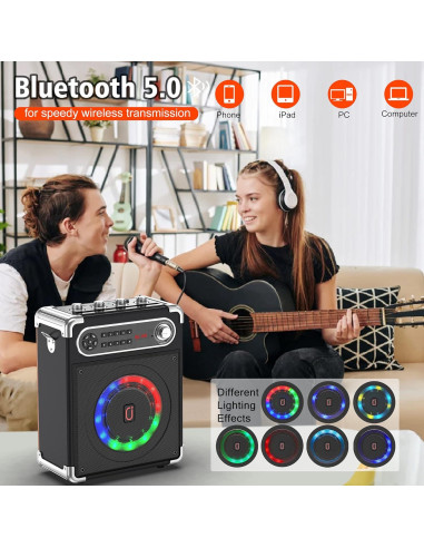 Altavoz Bluetooth JAUYXIAN JYX-55 Portátil con Micrófonos