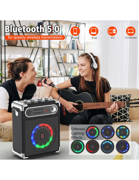 Altavoz Bluetooth JAUYXIAN JYX-55 Portátil con Micrófonos