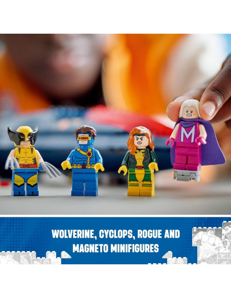 LEGO Marvel X-Men X-Jet 76281 - Juguete de Construcción 0.61 kg