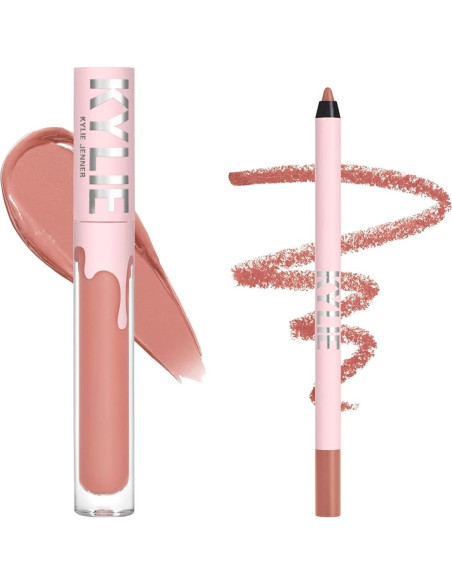 Kit de Labios Kylie Jenner - Desnudo, Pintalabios y Lápiz