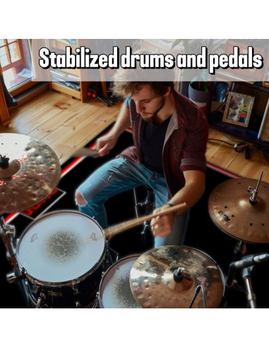 Alfombra de Batería RV MURTS 177x119 cm Antideslizante