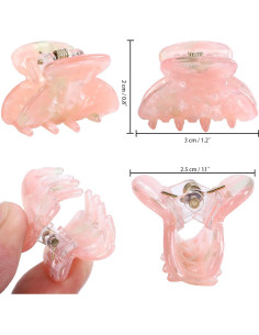 Pinzas de Mandíbula 12PCS Molans para Peinado de Cabello Fino 2