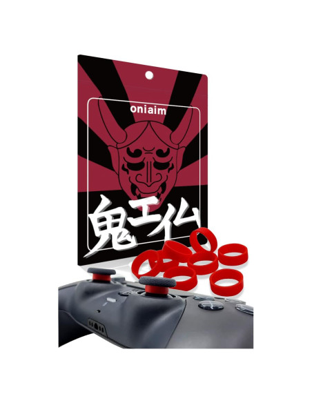 Anillos Protectores de Pulgar OniAim Silicona Rojo 8 Pzs