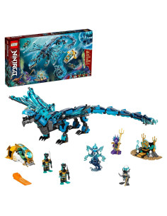 LEGO NINJAGO Dragón de Agua 71754 con 5 Minifiguras