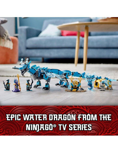 LEGO NINJAGO Dragón de Agua 71754 con 5 Minifiguras