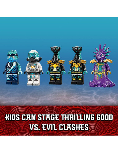 LEGO NINJAGO Dragón de Agua 71754 con 5 Minifiguras