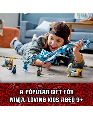 LEGO NINJAGO Dragón de Agua 71754 con 5 Minifiguras