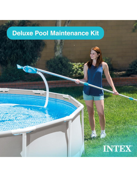 Skimmer Automático Intex + Kit de Mantenimiento Piscinas