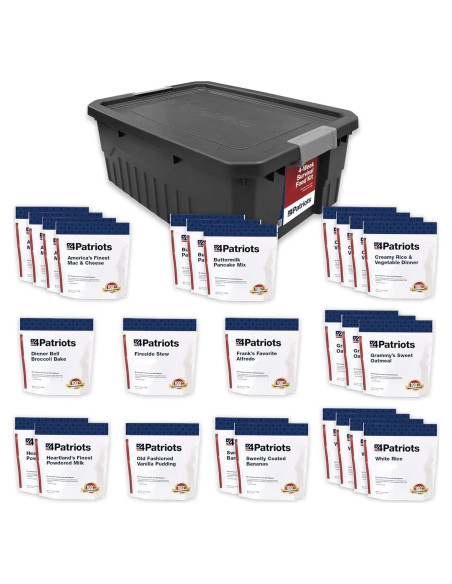 Kit de Comida de Supervivencia 4Patriots 4 Semanas 192 Porciones