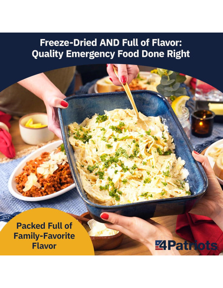 Kit de Comida de Supervivencia 4Patriots 4 Semanas 192 Porciones