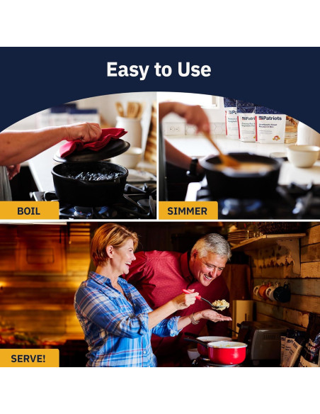 Kit de Comida de Supervivencia 4Patriots 4 Semanas 192 Porciones