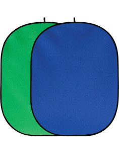 Fondo Plegable ProMaster 2153 Verde/Azul 183x213 cm Doble Cara 2