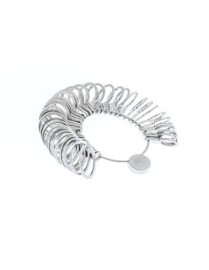 Medidor de Anillo SE JT130RS 36 Piezas Latón Cromado