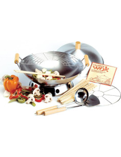 Juego de Wok Norpro 10 Piezas Acero 35.5 cm 2