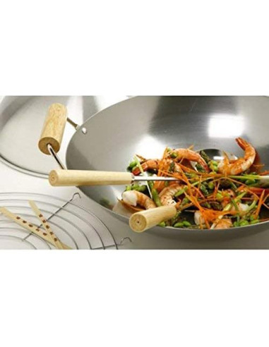 Juego de Wok Norpro 10 Piezas Acero 35.5 cm