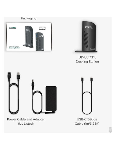 Estación de Acoplamiento Plugable 13 en 1 USB-C 100W