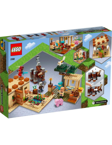 LEGO Minecraft Incursión de Illager 21160 - 562 Piezas