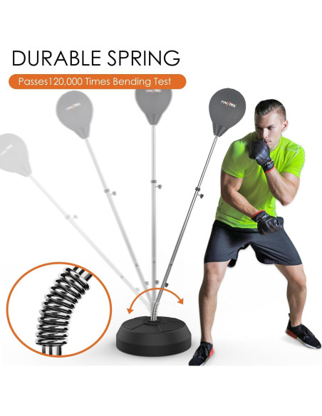 Bolsa de Reflexión Ajustable MaxxMMA con Soporte 156 cm