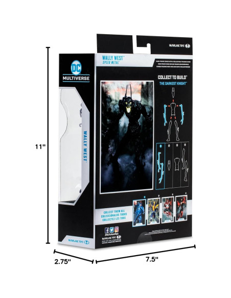 Figura McFarlane Toys DC 7in Wally West Speed Metal