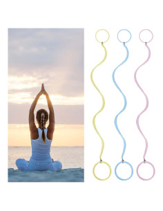 3 Paquetes de Sujetadores de Cabello SISYOUP 40 cm Elásticos