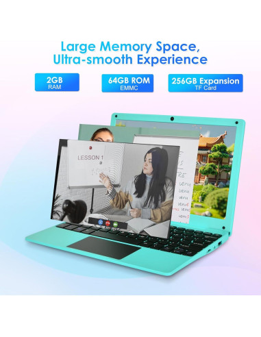 Mini computadora portátil ZHAOHUIXIN 10.1" Android 12 2GB RAM