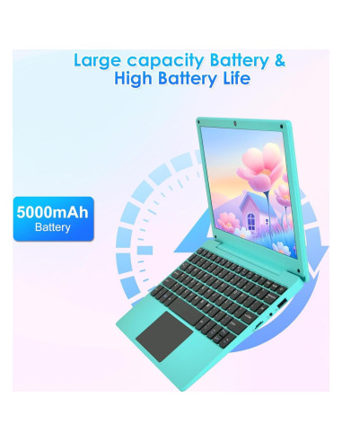 Mini computadora portátil ZHAOHUIXIN 10.1" Android 12 2GB RAM
